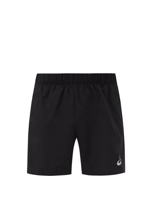 Asics - Katakana Reflective-logo Running Shorts - Mens - Black