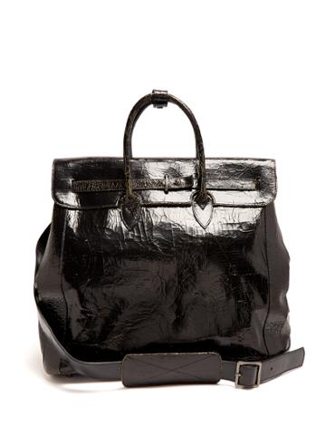 Marc Marmel Harman Cracked-leather Holdall