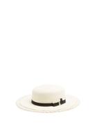 Matchesfashion.com Maison Michel - Rod Straw Hat - Womens - White