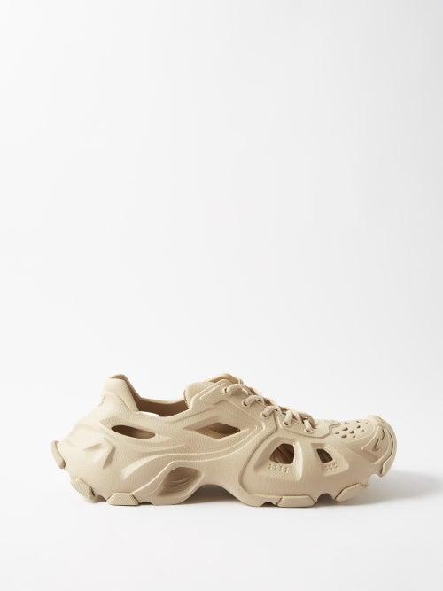 Balenciaga - Hd Cutout Rubber Trainers - Mens - Nude