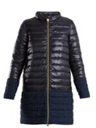 Herno High-neck Boucle-trimmed Quilted Down Jacket