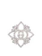 Matchesfashion.com Gucci - Gg Crystal Embellished Brooch - Womens - Crystal