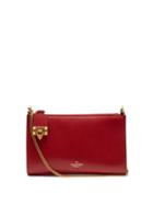 Valentino Garavani - Alcove Rockstud-embellished Leather Cross-body Bag - Womens - Red