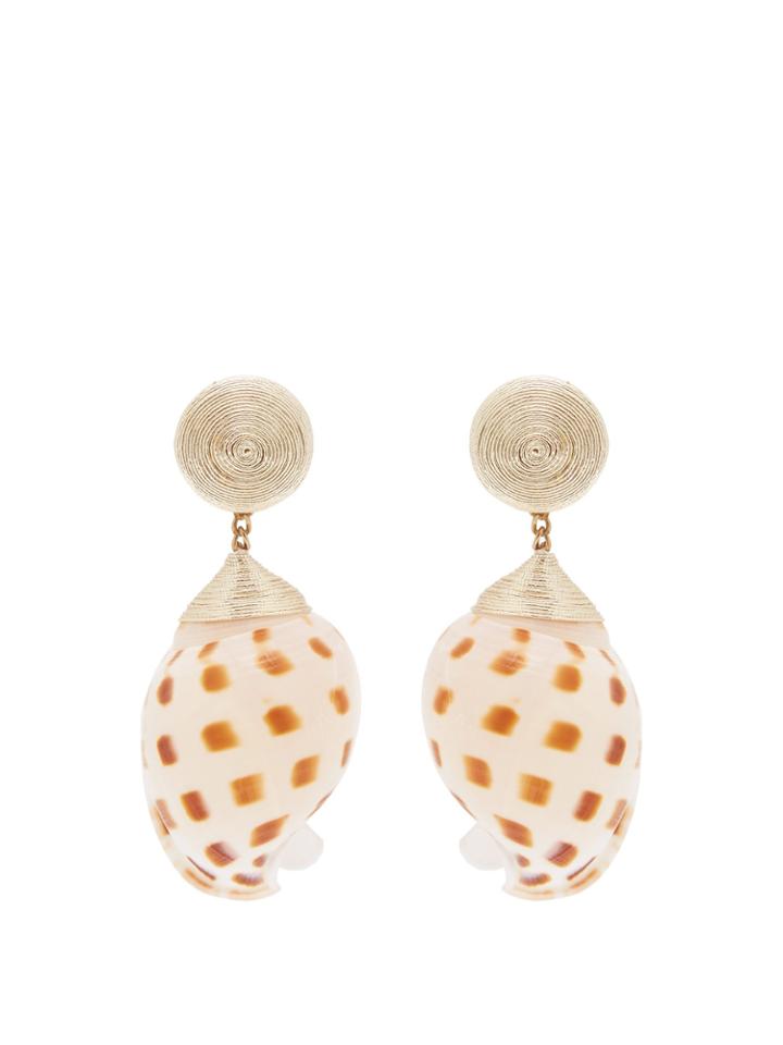 Rebecca De Ravenel Ophelia Shell Earrings