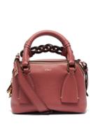 Ladies Bags Chlo - Daria Small Grained-leather Cross-body Bag - Womens - Pink