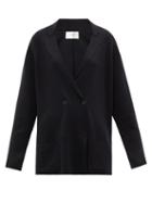 Ladies Rtw The Row - Chopok Knitted Wool-blend Jacket - Womens - Black