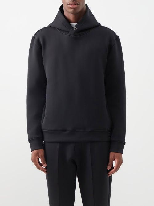 Frescobol Carioca - Vitor Neoprene Hooded Sweatshirt - Mens - Black