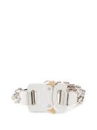 Matchesfashion.com 1017 Alyx 9sm - Triple Cubix Rollercoaster-buckle Bracelet - Mens - Silver