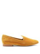 Matchesfashion.com Le Monde Beryl - Venetian Velvet Slipper Shoes - Womens - Gold