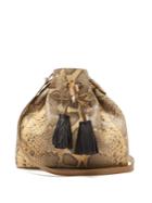 Isabel Marant Beeka Snake-effect Leather Bucket Bag