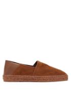 Tom Ford - Leather-trim Suede Espadrilles - Mens - Tan