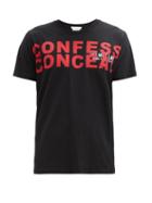 Matchesfashion.com Helmut Lang - Confess Conceal-print Cotton-jersey T-shirt - Mens - Black Multi