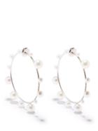 Ladies Fine Jewellery Irene Neuwirth - Gumball Diamond, Pearl & 18kt White-gold Earrings - Womens - White Gold