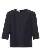 Marni Raw-edge Box-cut Cotton Top