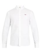 Maison Kitsuné Single-cuff Oxford-cotton Shirt
