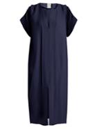 Maison Rabih Kayrouz Ruched-shoulder Midi Dress