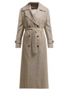 Matchesfashion.com Giuliva Heritage Collection - The Christie Lana Double Breasted Wool Trench Coat - Womens - Brown