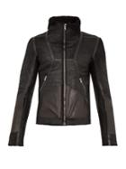 Rick Owens Shearling-lined Leather Jacket