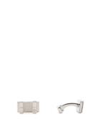 Matchesfashion.com Dunhill - Engraved Sterling Silver Cufflinks - Mens - Silver