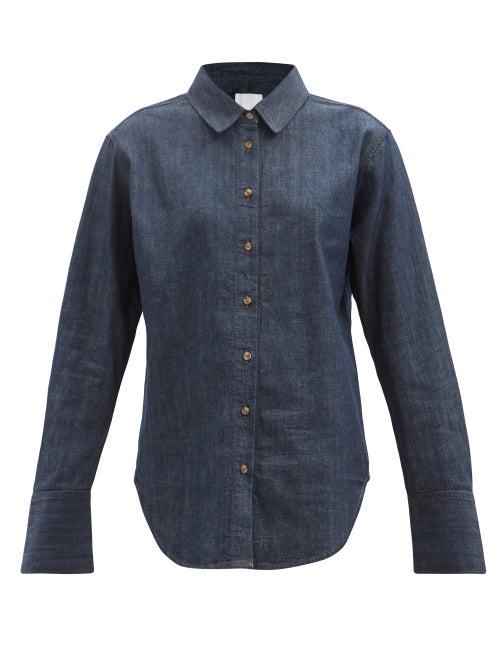 Frame - Le Italien Denim Shirt - Womens - Dark Denim