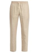 De Bonne Facture Mid-rise Linen Trousers