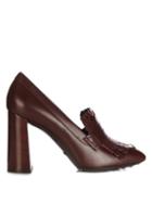 Tod's Gomma Fringed Leather Pumps