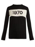Matchesfashion.com Bella Freud - 1970 Intarsia Knit Sweater - Womens - Black