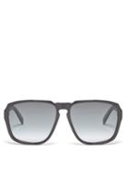 Matchesfashion.com Givenchy - Aviator Acetate Sunglasses - Mens - Black