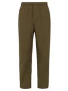 Matchesfashion.com Deveaux - Hammered Technical Fabric Trousers - Mens - Khaki