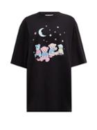 Matchesfashion.com Balenciaga - Love Bear-print Cotton-jersey T-shirt - Womens - Black