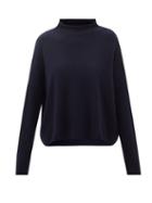 Lisa Yang - Sandy Cowl-neck Cashmere Sweater - Womens - Navy