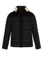Herno Shearling-trimmed Shell Down Coat