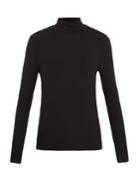 Atm Roll-neck Ribbed-jersey T-shirt