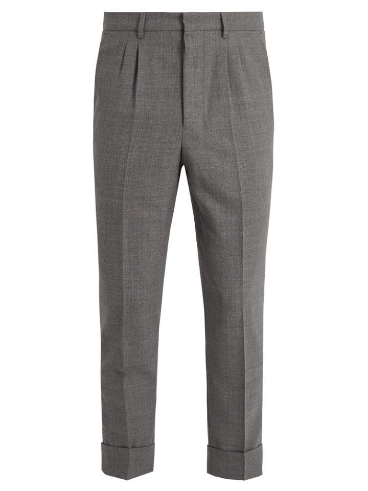 Ami Slim-leg Wool Trousers