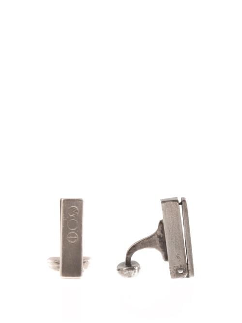 Title Of Work Sterling Silver Locket Cufflinks