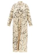 Toogood - The Draughtsman Painted-twill Shirt Dress - Womens - Beige