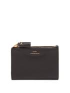 Matchesfashion.com Anya Hindmarch - Double Zip Leather Wallet - Womens - Black