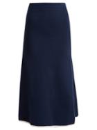 Joostricot Cotton-blend A-line Midi Skirt