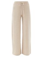 Matchesfashion.com Lisa Yang - Sofi High-rise Cashmere Straight-leg Trousers - Womens - Beige