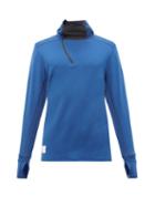 District Vision - Johannes Stretch-jersey Hoody - Mens - Navy