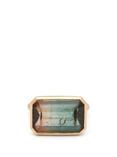 Matchesfashion.com Irene Neuwirth - One Of A Kind 18kt Rose Gold & Tourmaline Ring - Womens - Rose Gold