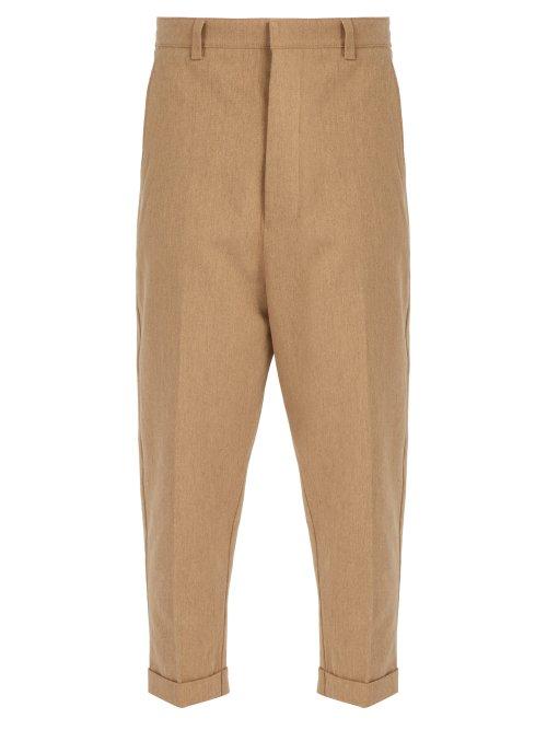 Matchesfashion.com Ami - Oversized Chino Trousers - Mens - Camel