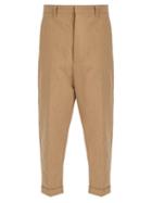 Matchesfashion.com Ami - Oversized Chino Trousers - Mens - Camel