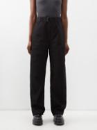 Lemaire - Twisted High-rise Belted Jeans - Womens - Black