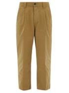 Matchesfashion.com Albam - Cropped Cotton-ripstop Trousers - Mens - Brown