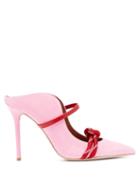 Matchesfashion.com Malone Souliers - Farrah Suede Mules - Womens - Pink Multi