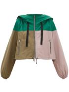 Matchesfashion.com Colville - Colour Block Technical Cotton Blend Cropped Jacket - Womens - Multi