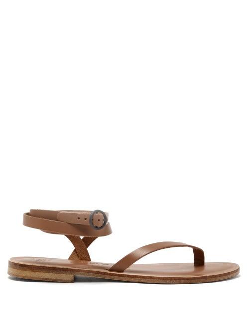 Matchesfashion.com Lvaro - Arubina Wraparound Leather Sandals - Womens - Tan