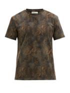 Matchesfashion.com Etro - Paisley Print Cotton T Shirt - Mens - Blue Multi