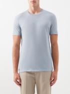 Tom Ford - Cotton-blend Jersey T-shirt - Mens - Light Blue